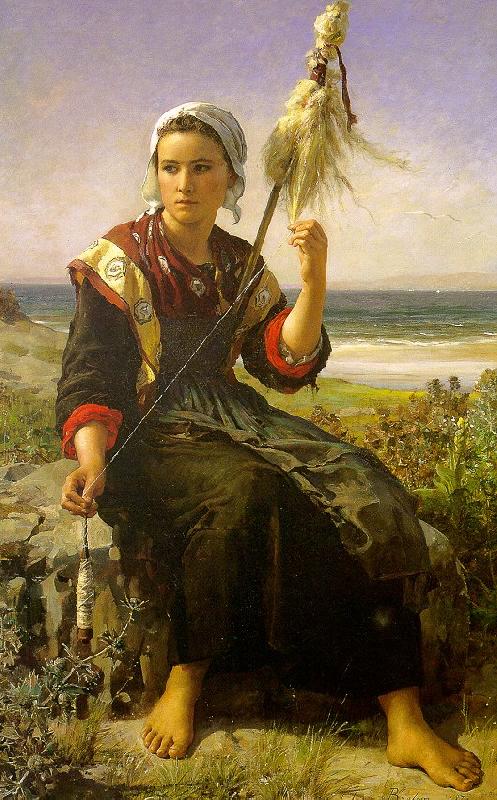 Jules Breton Brittany Girl